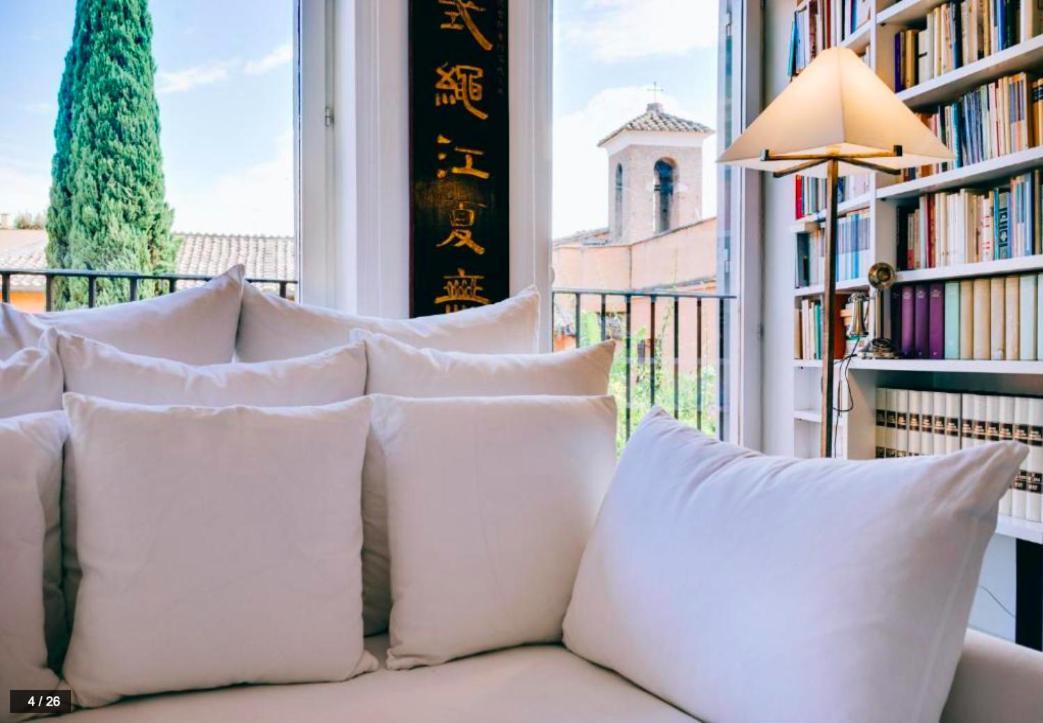 Luxury Art Apartment In Trastevere With Terrace Roma Dış mekan fotoğraf