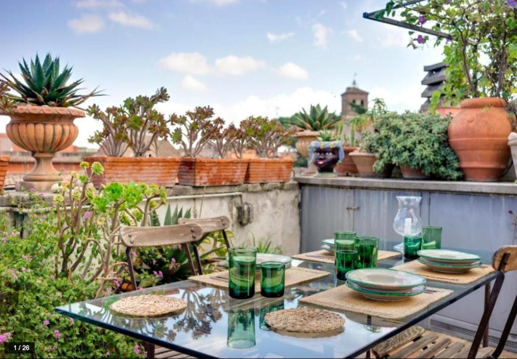 Luxury Art Apartment In Trastevere With Terrace Roma Dış mekan fotoğraf