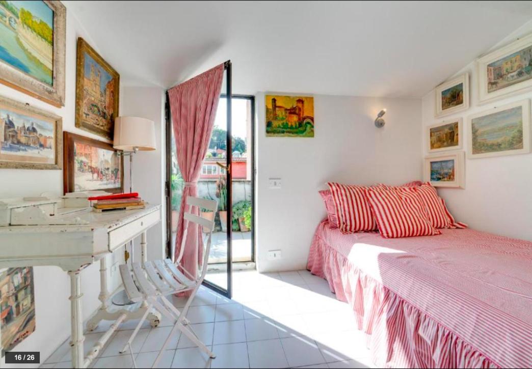 Luxury Art Apartment In Trastevere With Terrace Roma Dış mekan fotoğraf