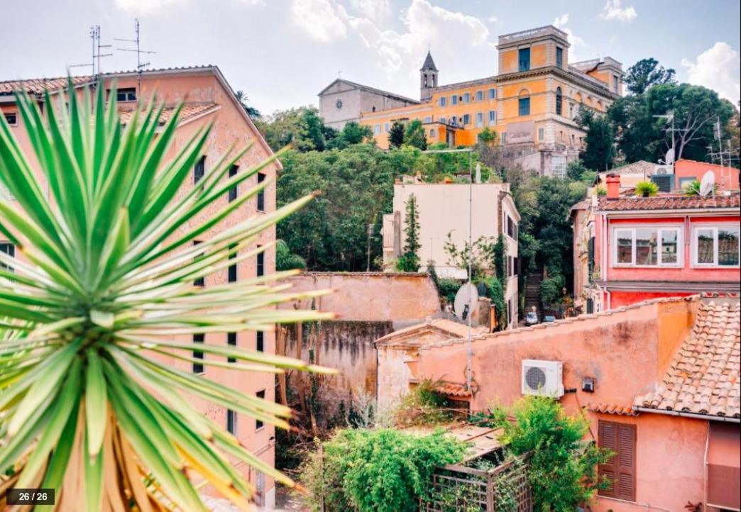 Luxury Art Apartment In Trastevere With Terrace Roma Dış mekan fotoğraf