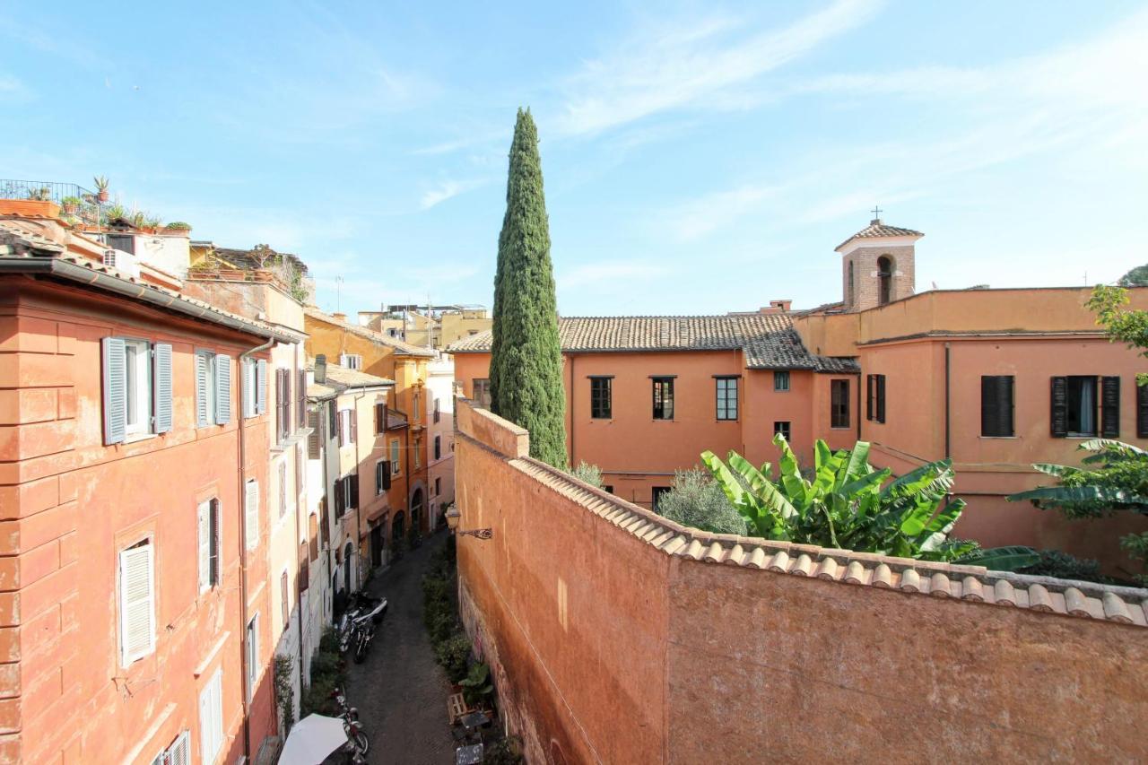 Luxury Art Apartment In Trastevere With Terrace Roma Dış mekan fotoğraf